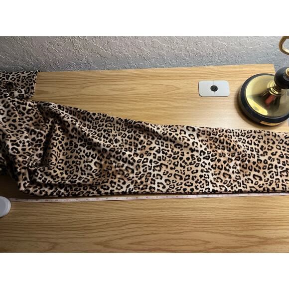 Chico’s Animal Print Ponte stretch so slimming Juliet Ankle Pant Size .5 S Sand - Picture 11 of 13